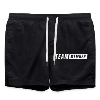 Équipier - Short de bain - noir - Devant - AI Model Male 185 light (185cm)