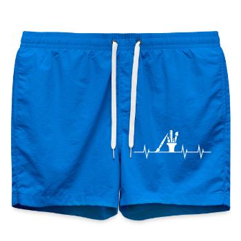 Heartbeat Art – Mon cœur bat pour la créativité - Short de bain - cobalt blue - Devant