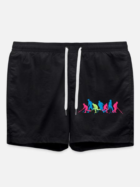 Hockeyspieler Crew - Badeshorts - Schwarz