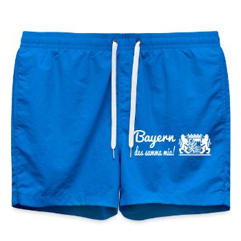 Bayern das samma mia! - Bayerischer Spruch - Badeshorts - Cobalt blue - Vorne