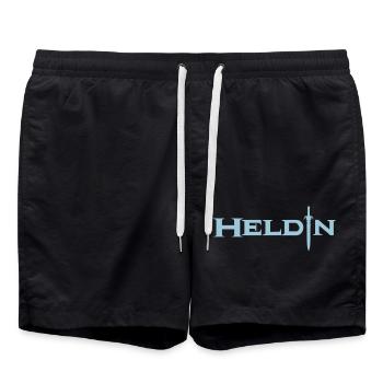 heroine - Swim Trunks - black - Front - AI Model Male 185 light (185cm)