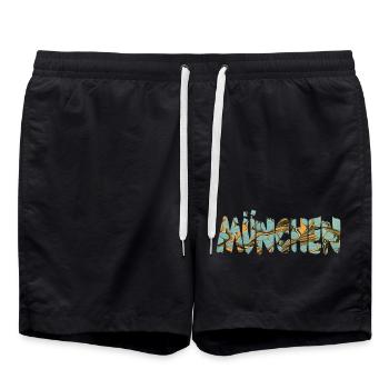 munich e 20 - Short de bain - noir - Devant - AI Model Male 185 light (185cm)