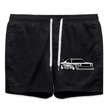 Voiture de course tuning voiture - Short de bain - noir - Devant - AI Model Male 185 light (185cm)