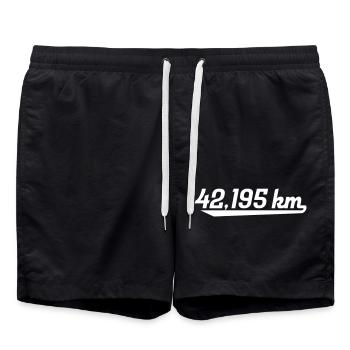 marathon - Short de bain - noir - Devant - AI Model Male 185 light (185cm)