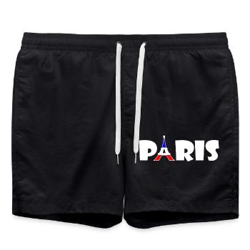 Paris - Short de bain - noir - Devant - AI Model Male 185 light (185cm)