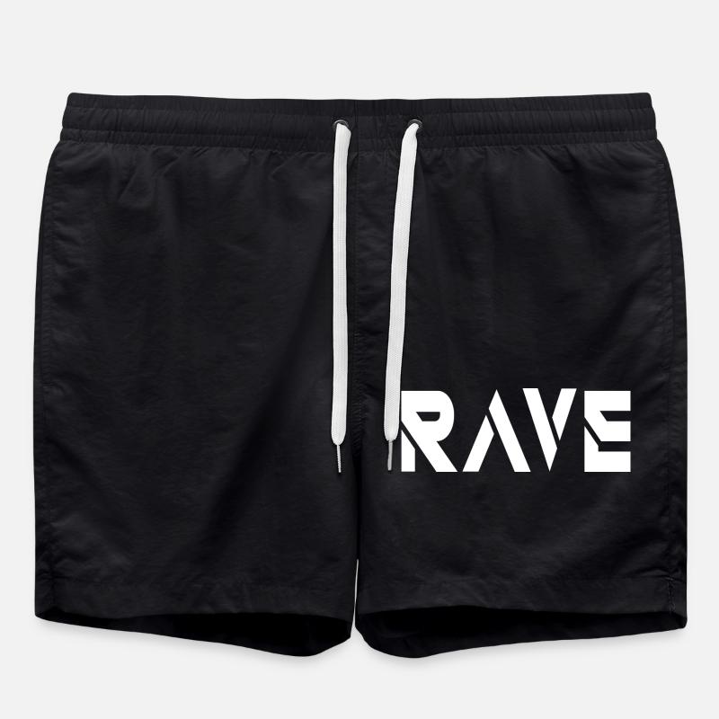rave - Short de bain - noir