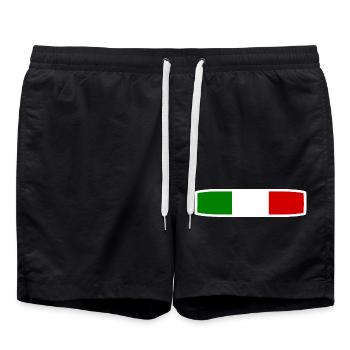 Italie - Short de bain - noir - Devant - AI Model Male 185 light (185cm)