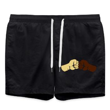 Schwarz Weiß Bros - Badeshorts - Schwarz - Vorne - AI Model Male 185 light (185cm)