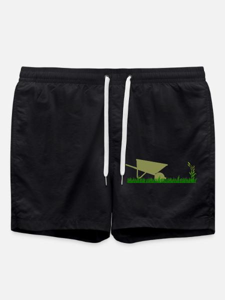 garden wheelbarrow - Garten Schubkarre - Badeshorts - Schwarz