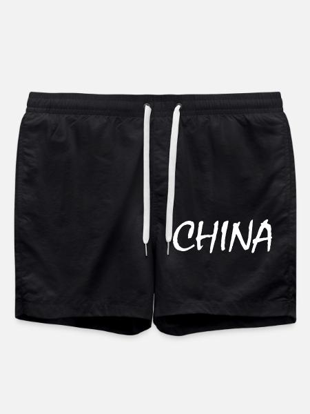 China - Badeshorts - Schwarz