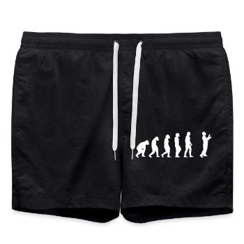 Chefs d’orchestre Musiciens Orchestre Évolution Chef d’orchestre Musique - Short de bain - noir - Devant - AI Model Male 185 light (185cm)