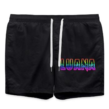 luana rs arc-en-ciel - Short de bain - noir - Devant - AI Model Male 185 light (185cm)