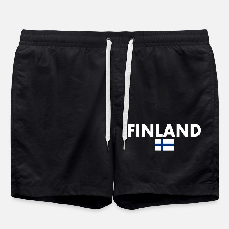 Finland - Swim Trunks - black