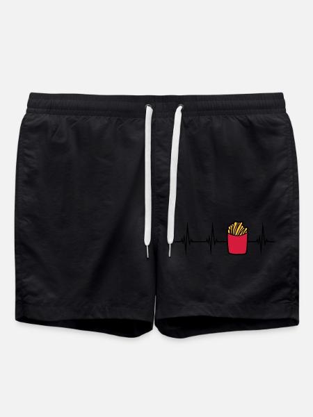 Pulse French Fries - Swim Trunks - black