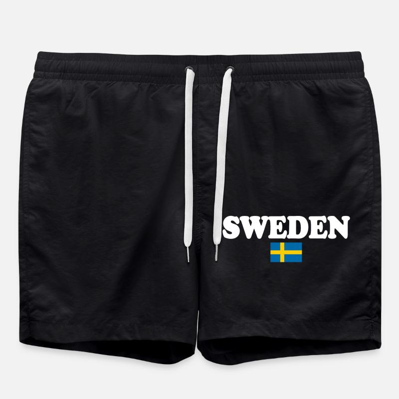 Schweden - Badeshorts - Schwarz