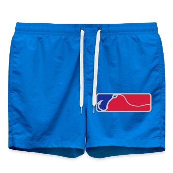 Crochet de pêche rouge bleu - Short de bain - cobalt blue - Devant