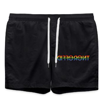 different - Badeshorts - Schwarz - Vorne - AI Model Male 185 light (185cm)