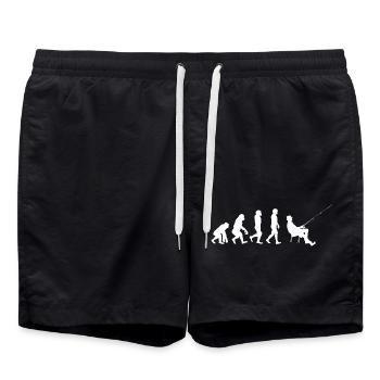 Evolution Pêcheur - Short de bain - noir - Devant - AI Model Male 185 light (185cm)