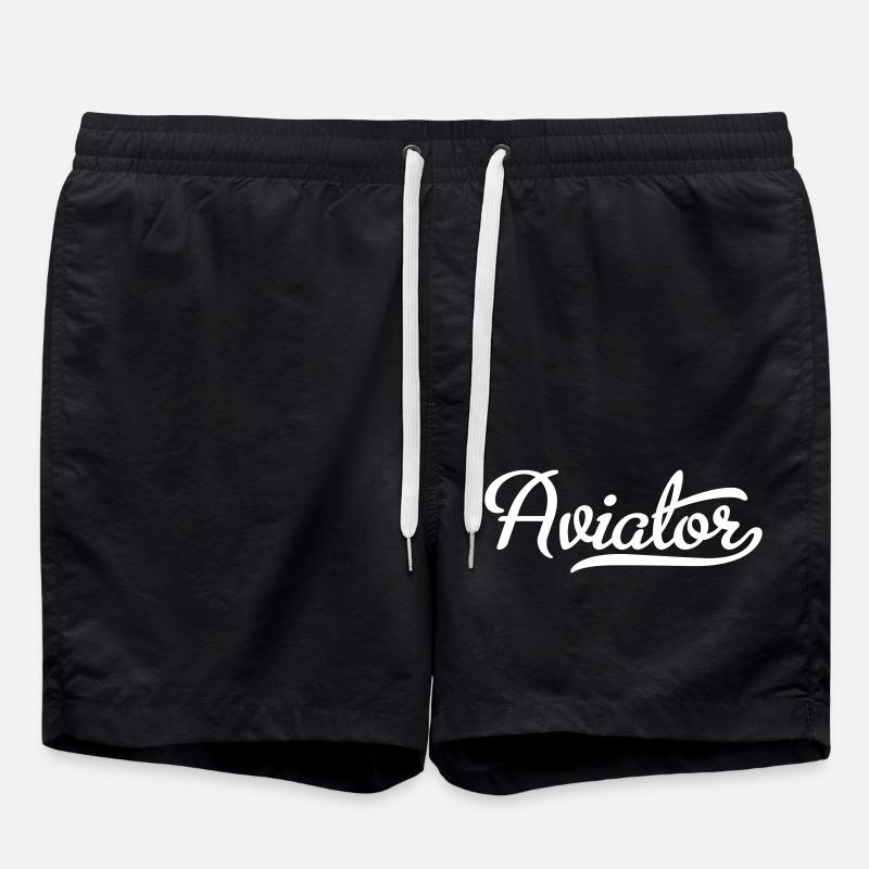 Aviateur - Short de bain - noir