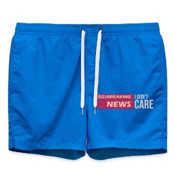 Les dernières nouvelles s’en fichent - Short de bain - cobalt blue - Devant