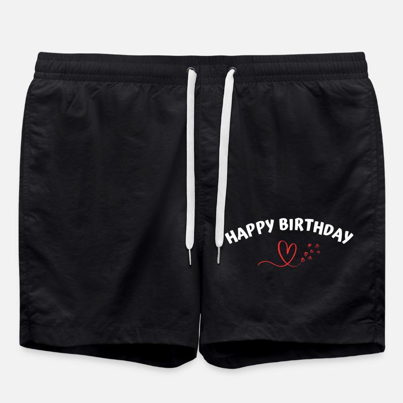 Bon anniversaire - Short de bain - noir