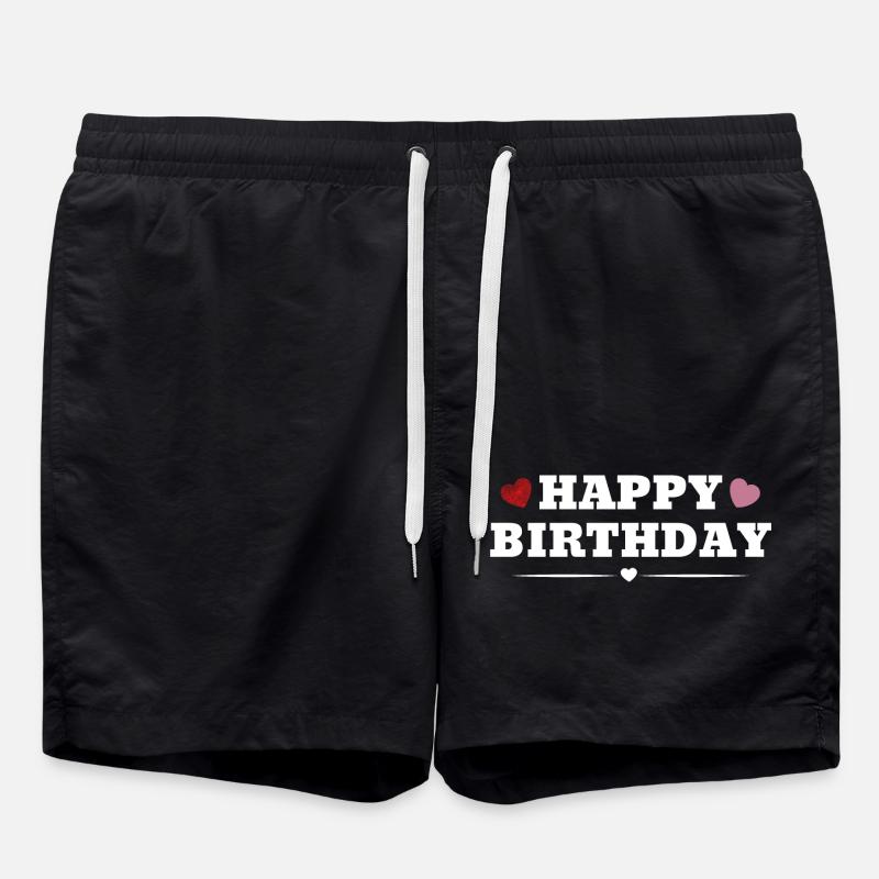 Bon anniversaire - Short de bain - noir