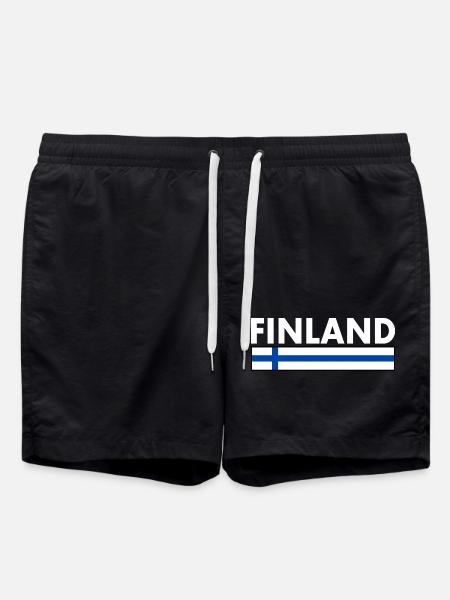Finland - Swim Trunks - black