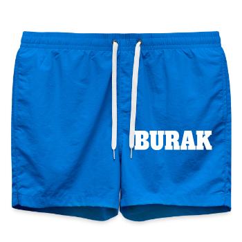 Burak - lustig Jugendsprache - Badeshorts - Cobalt blue - Vorne