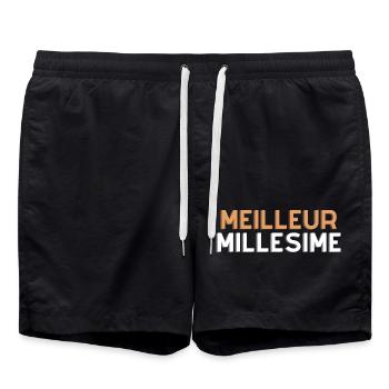 Meilleur Millésime - Short de bain - noir - Devant - AI Model Male 185 light (185cm)