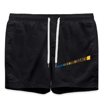 célibataire maintenant votre chance - Short de bain - noir - Devant - AI Model Male 185 light (185cm)