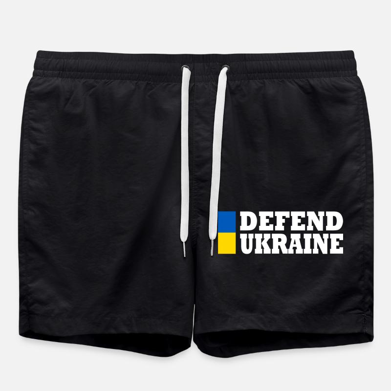 Defend ukraine - Swim Trunks - black