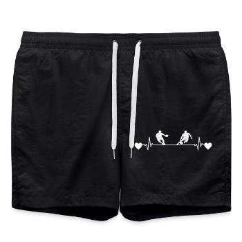 Basketball Lovers Basketball Basketball Club - Short de bain - noir - Devant - AI Model Male 185 light (185cm)