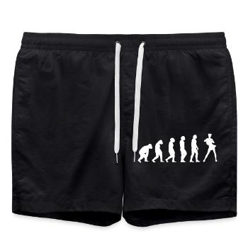 Cheerleader Gift Cheerleading Cheerleader - Swim Trunks - black - Front - AI Model Male 185 light (185cm)