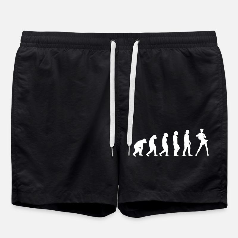 Cheerleader Gift Cheerleading Cheerleader - Swim Trunks - black