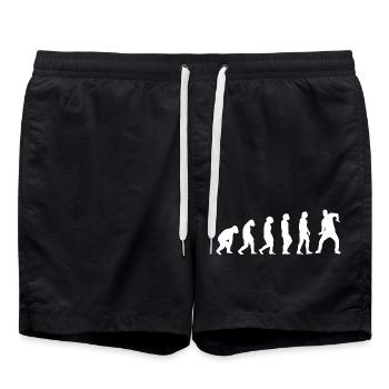 Breakdance Danseurs Breakdancer Dancesport - Short de bain - noir - Devant - AI Model Male 185 light (185cm)