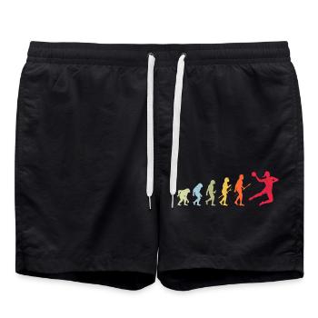 Handball Evolution - Badeshorts - Schwarz - Vorne - AI Model Male 185 light (185cm)