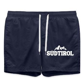 Tyrol du Sud - Short de bain - bleu marine - Devant - AI Model Male 185 light (185cm)