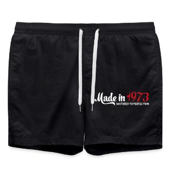 1973 - Short de bain - noir - Devant - AI Model Male 185 light (185cm)