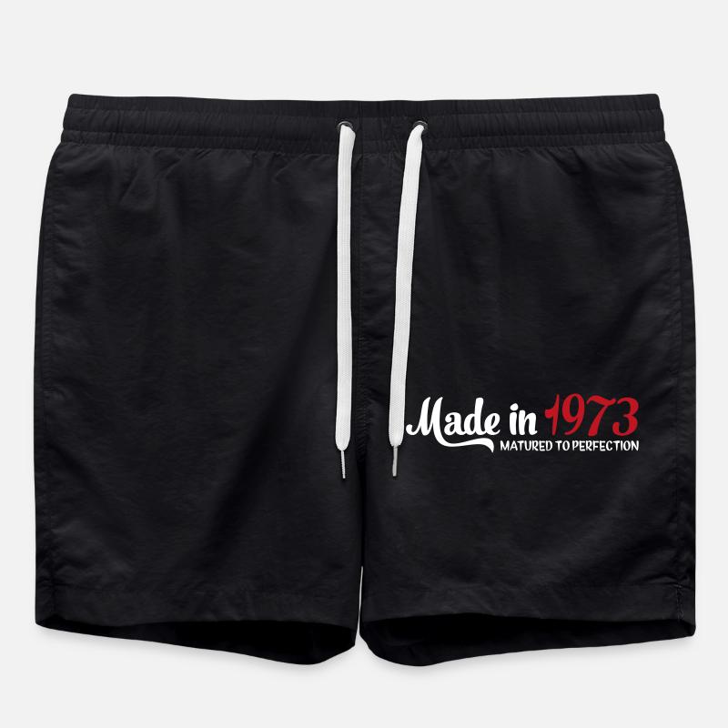 1973 - Short de bain - noir