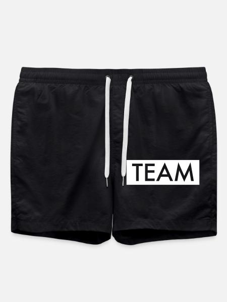 Team - Badeshorts - Schwarz