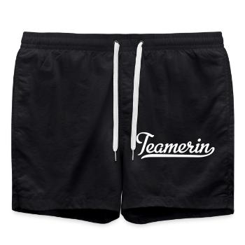 Teamer (Équipier) - Short de bain - noir - Devant - AI Model Male 185 light (185cm)