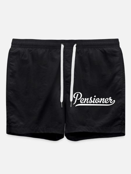 Pensioner - Badeshorts - Schwarz