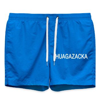 Huagazacka - Bayerisch- Lustig - Sprachkenntnisse - Badeshorts - Cobalt blue - Vorne