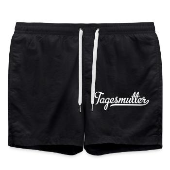 Assistante maternelle - Short de bain - noir - Devant - AI Model Male 185 light (185cm)