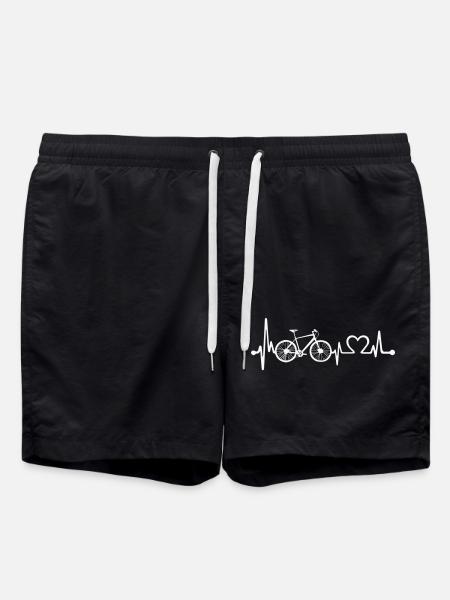 Bicycle Love Beat - Swim Trunks - black