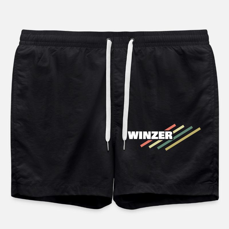 Arbeitsplatz Winzer - Badeshorts - Schwarz
