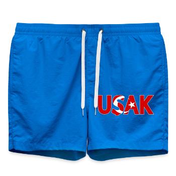 Usak Drapeau de la Turquie - Short de bain - cobalt blue - Devant