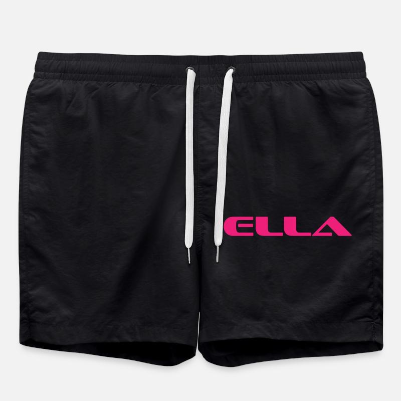 Ella Name Geschenk - Badeshorts - Schwarz
