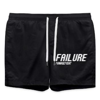 Failure Management 3 - Badeshorts - Schwarz - Vorne - AI Model Male 185 light (185cm)