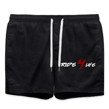 ride 4 life - Badeshorts - Schwarz - Vorne - AI Model Male 185 light (185cm)